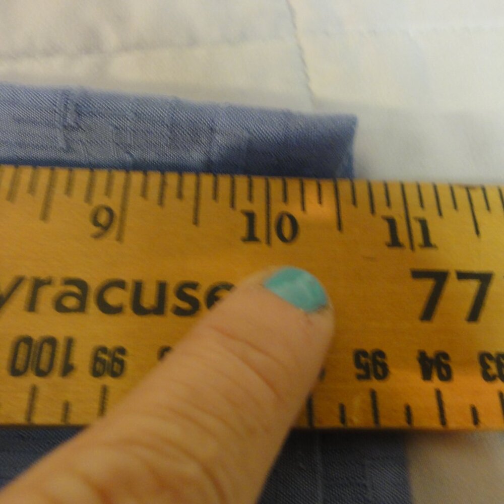 Bill Blass Premium Shirt Mens Size XXL Blue Button Front Single Pocket‎ - Picture 11 of 12